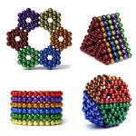 N35 NdFeB Sphere Magnet 216pcs 5x5x5mm Colorful Neo Cube Magnet