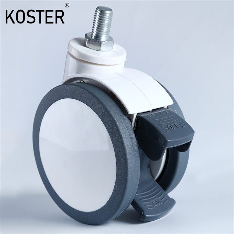 Hot Selling Good Quality PU 6in Medical Caster Light Duty Casters