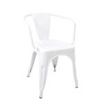 Adjustable Metal Frame Armchair Customized Metal Stacking Dining Chairs