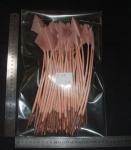Dyed Arrow Head Striped Turkey Feather Quill with Silk Screen Printing