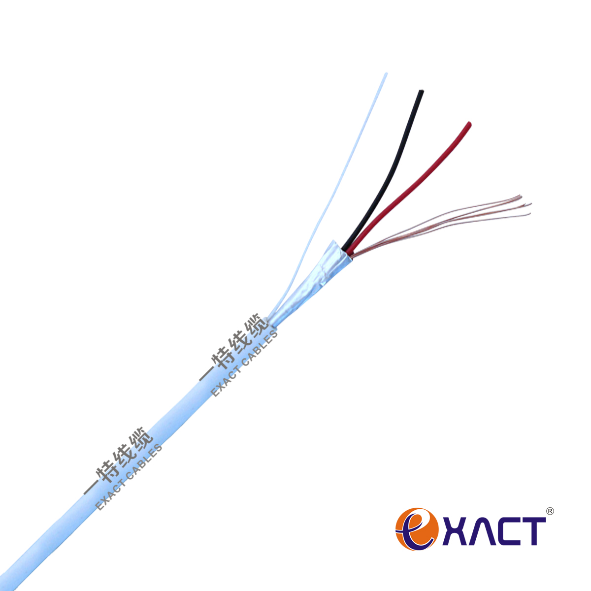 0.22mm2 Shielded Stranded CCAM LSOH CPR Eca Alarm Cable made with PVC Insulation