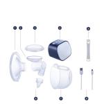 2 Modes Custom Rechargeable Breast Pump Set 800MAh Li Battery Handless Breast