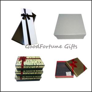 Quality customed promotion necktie scarf scarves wrapping printed gift box wholesale
