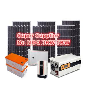 Quality 5KW 10KW 220V Home On Grid Tied Solar System Kits wholesale