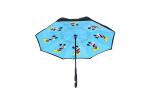 Children Reverse Inverted Umbrella Cartoon Art Digital Printing Manual Close