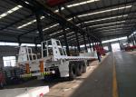 Mn Steel 3 Axles Container Semi Truck Flatbed Trailer Carrying Heavy Goods