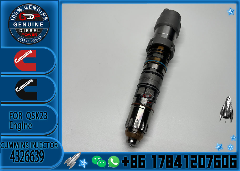 Mining machinery fiesel engine part QSK78 K78 fuel injector 4088430 4921360 4954801 4326639