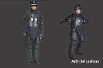 Police anti riot colthes uniform , helmet , protection suit FHP07