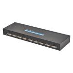 Black 3840x2160 30Hz 1x8 DVI Signal Splitter