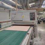 Interior Door Faced Natural Bicolor Tulip Wood Veneer Straight Grain 2440 /