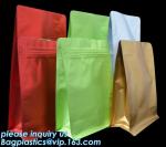 Laminating Aluminum Foil Food Packaging metallized zipper Standing Up Pouch Bag