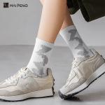Unisex Colorful Breathable Custom Men Socks Anti Bacterial Cotton Crew Socks