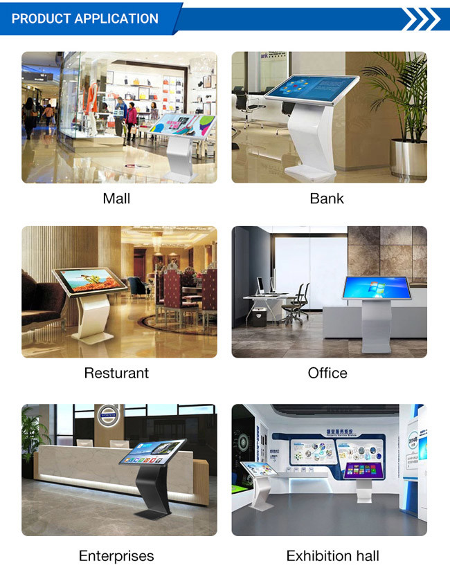 FCC 49in Interactive Digital Signage Display Touch Panel Kiosk