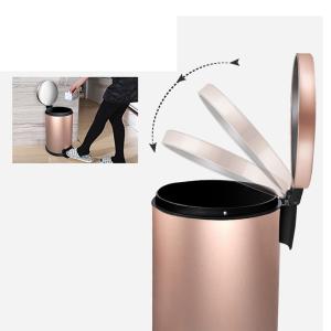 Quality 1.85 Gallon Stainless Steel Bathroom Trash Can wholesale