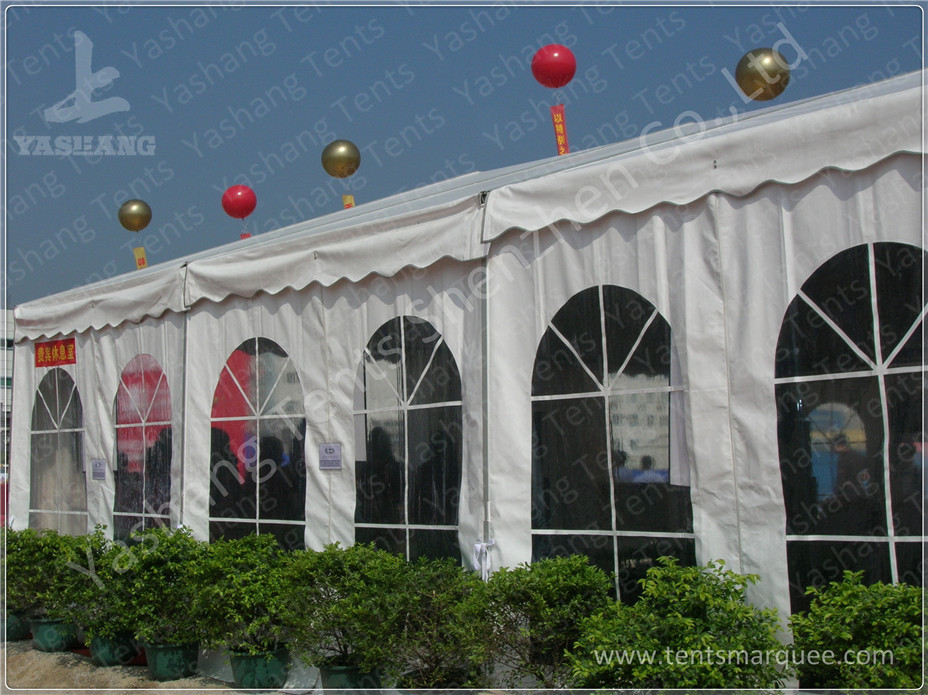 Fabic Roof / Sidewall Waterproof Marquee Tents For Outdoor Events Opening Ceremony