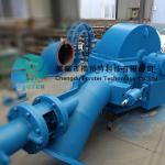200kw Inclined Turgo Turbine Generator Units 0.271-0.443m3/S Flow Rate