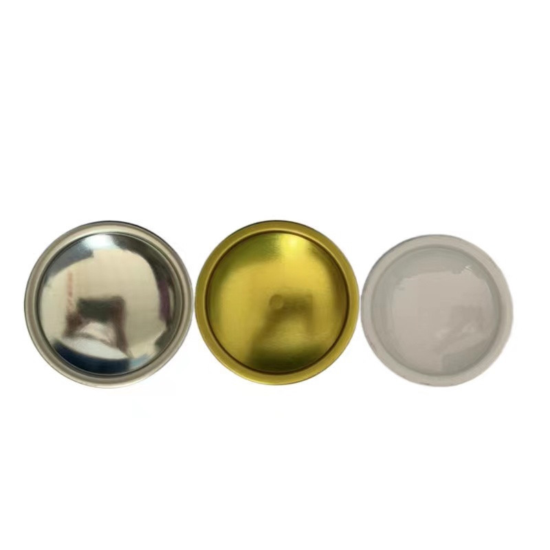 Customizable Cone And Dome Tinplate Aerosol Can Top And Bottom Aerosol Tin Components