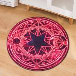 Living Room Carpet T4 Polyester Fiber Computer Chair Floor Mat 80cm 60cm