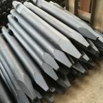 Hydraulic Rock Hammer Concrete Stone Breaker Parts Tool Round Flat Wedge Moil