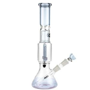 Quality Perc Ice Borosilicate Glass Bongs Beaker Two Chamber 350mm wholesale