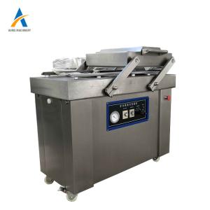Quality 3KW Meat Processing Machines Double Chamber Vacuum Sausage Packaging Machine wholesale