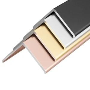 Quality Aluminum Alloy Trim Profile , Stainless Steel Tile Trim For Tile Corner wholesale