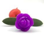 BPA Free FDA Unique Rose Cupid Heart Shape Flower Silicon Silicone Tea Bag