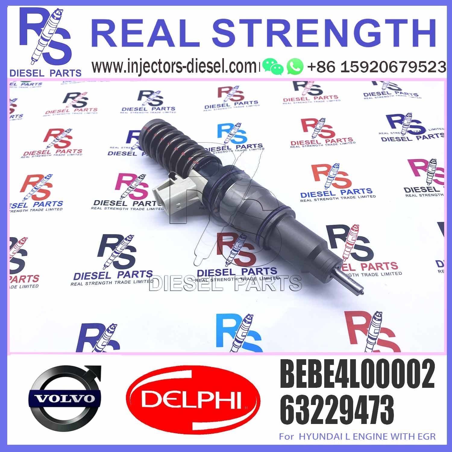 Common Rail Diesel Fuel Injector 63229473 BEBE4L00001 BEBE4L00002 For Engine Parts