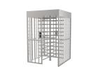 Electrical Fast Lane Full Height Turnstile Gate 304 Stainless Steel Security
