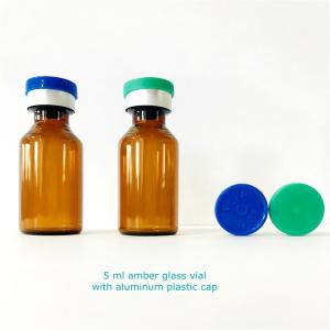 Quality ISO9001 Blue Orange Medicine Vial Cap With Rubber Stopper wholesale