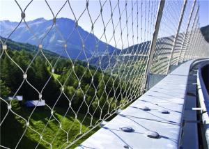 China 20x20mm Plain Weave Metal Stainless Steel Wire Rope Mesh on sale