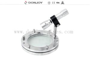 Quality CNC Lathe Ss304 DN200 Flange Sight Glass Welded Clamped wholesale