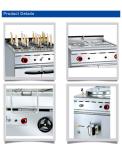 Gas Consumption LPG/NG 1.58/2.28Kg/h Restaurant Cooking Equipment with 100Kg