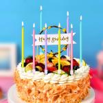Rainbow Birthday Candles - Colorful Birthday Candle Cake Candles Cupcake Candles
