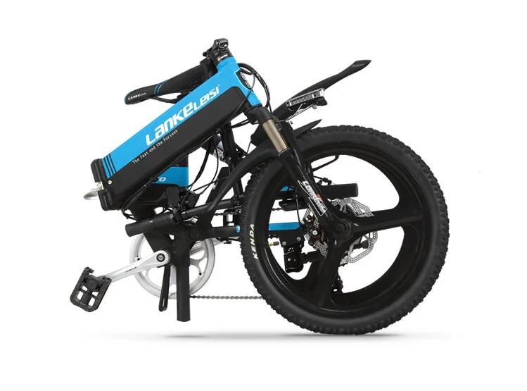 Intelligent PAS Folding 20 Inch Electric Bike Removable 48V 13AH L G Lithium