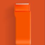 Portable Packing Tape Cutter ABS Material Orange Color 50x40mm Tape Size