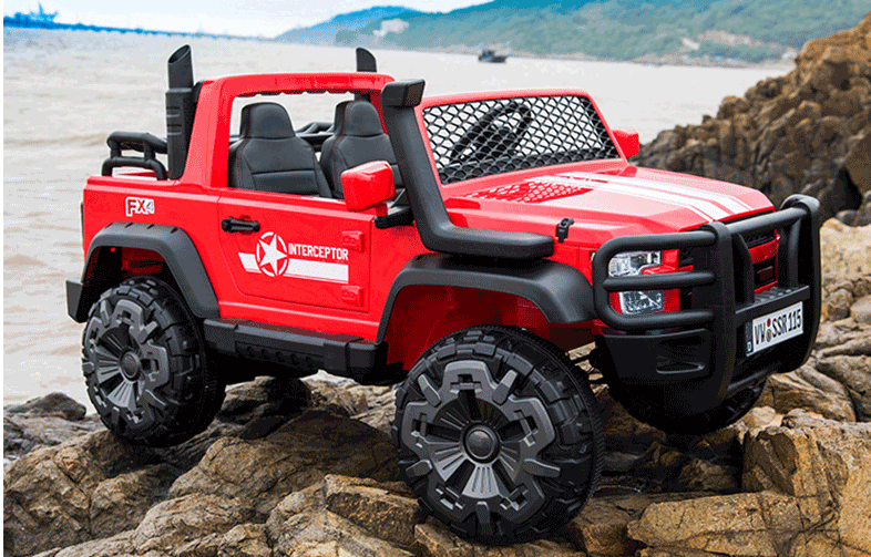 Children's 12V Electric UTV Car with MP3 and Music Style Ride On Toy Plastic Type PP