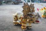 Animatonic Pachyrhinosaurus Dinosaur Battery Car Coin Operated For Shopping Mall