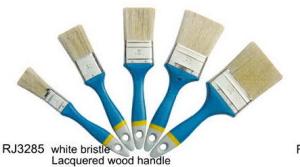 Quality OEM House Paint Brush White Bristie Painting Synthetic Bristle Brush wholesale