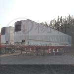 Truck Trailer 45FT Drum Axle Refrigerated Reefer for Frozen Meat and Fresh