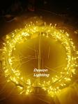 christmas mall decoration hanging led foldable ball lights