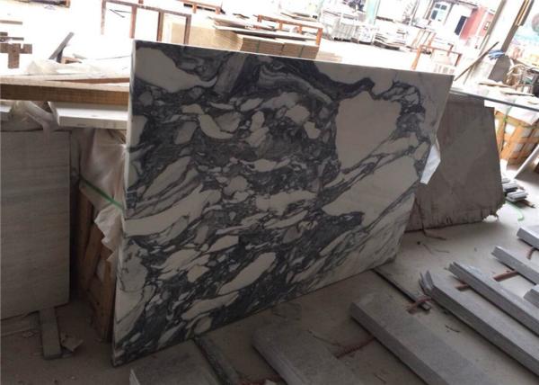 Arabescato Prefabricated Marble Countertops , Polished Pre Built Countertops For