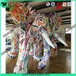 Large Colorful Inflatable Elephant / Outdoor Advertising Balloon For Big Event