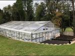 White Large Outdoor Transparent Wedding Tent Sandwich Hard Walls Aluminum 6061