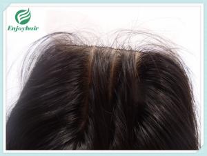 Quality Silk top closure4''x4'' brazilian virgin hair natural color straight 10''-24''L three way wholesale
