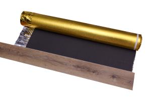 Quality 3mm Thickness Vinyl Acoustic Floor Underlay Golden Film 3mm EVA Underlayment wholesale