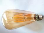 LED Bulb Filament Gloden 400 Lumen Ra 80 30000 Hours 2 years Warranty E27 Base