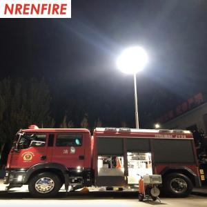 Quality Fire Truck Mounted 6m pneumatic telescopic mast 4x180W LED Lights wholesale