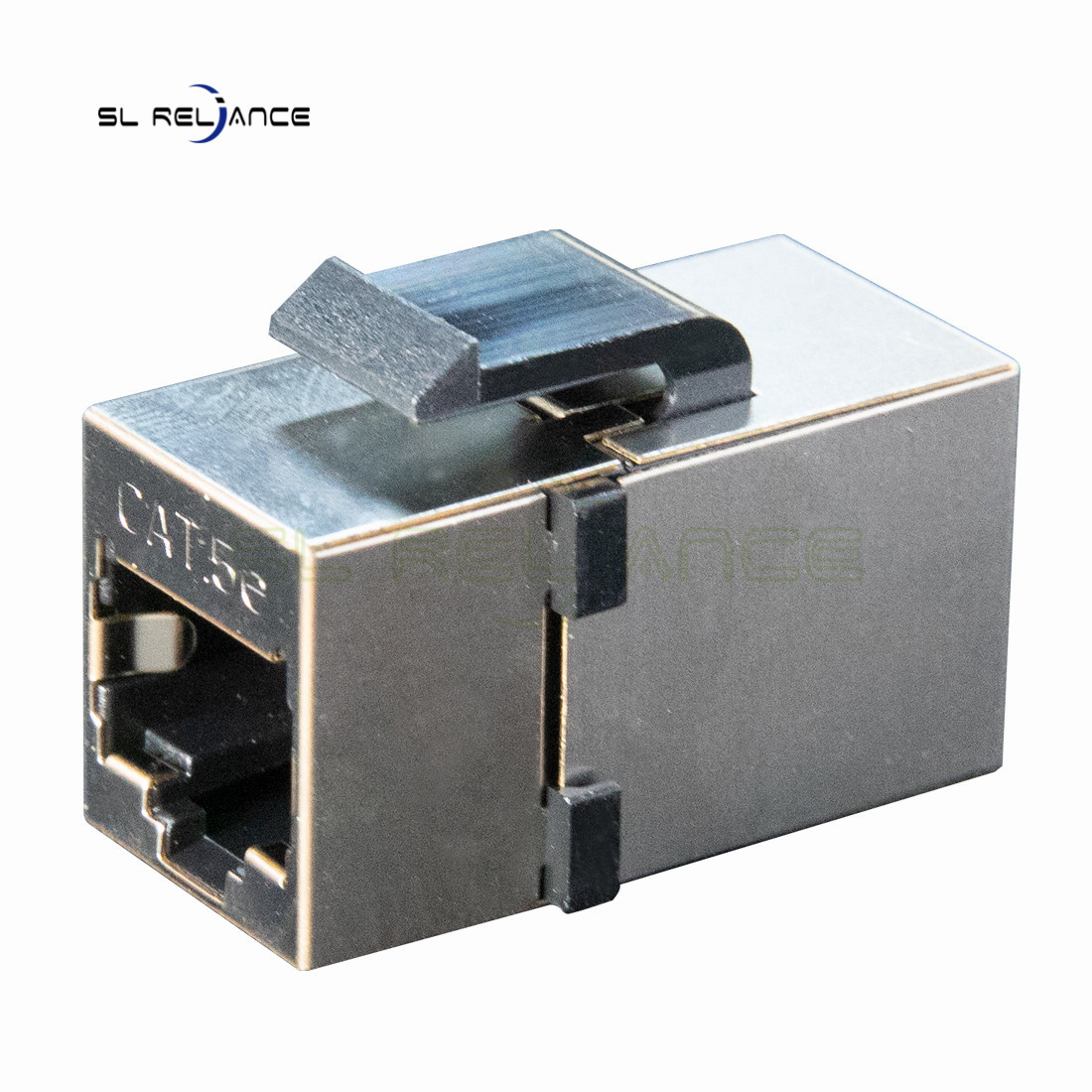 180 Degree Cat5e Tooless RJ45 Keystone Jack 8p8c FTP Inline Coupler Type