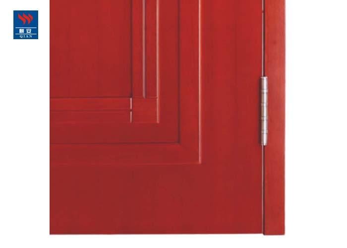 Interior Fireproof Solid Wood Door Single carved Fire Rated Wood Door Fire Door